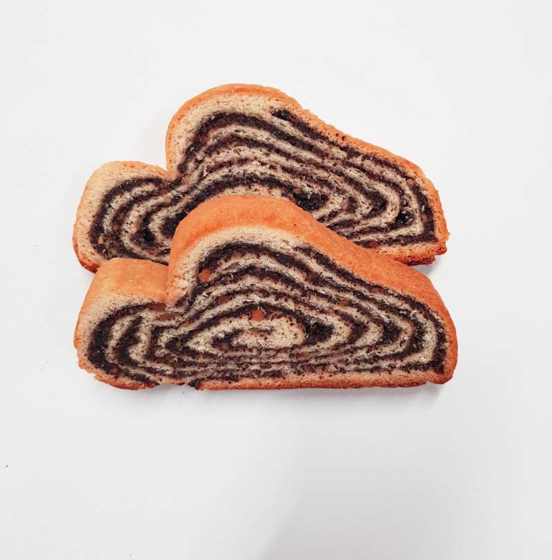Stollen mit Mohn