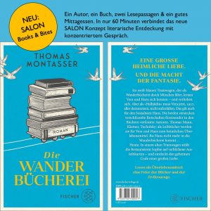 SALON Books & Bites | Der literarische Lunch | Zum Start der Serie - Thomas Montasser: Die Wanderbücherei | 22.06.2026 12 Uhr