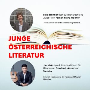SALON LUITPOLD Musique | Junge österreichische Literatur - Ein Abend voller Wortkunst und virtuoser Gitarrenklänge | Mit Jungschauspielern & Gitarristen | 18.9.2026 19 Uhr